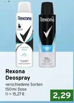 CAP Markt Rexona Deospray Angebot
