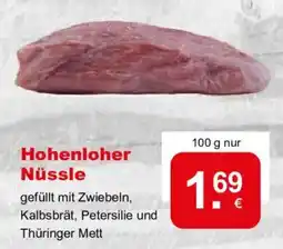 CAP Markt Hohenloher Nüssle Angebot