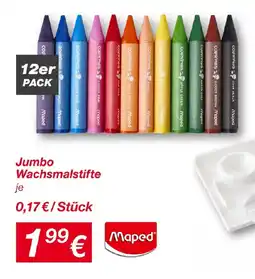 KiK Maped Jumbo Wachsmalstifte Angebot