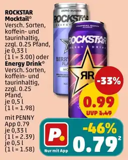 PENNY ROCKSTAR Mocktail oder Energy Drink Angebot
