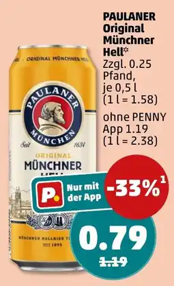 PENNY Paulaner original münchner hell Angebot