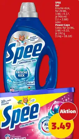 PENNY Spee gel oder power caps Angebot