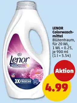 PENNY Lenor colorwaschmittel Angebot