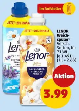 PENNY Lenor weichspüler Angebot
