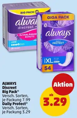PENNY Always discreet big pack daily protect Angebot