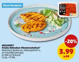 PENNY Grillparty frische hähnchen-minutenschnitzel Angebot