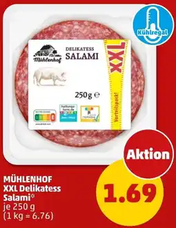 PENNY Mühlenhof XXL delikatess salami Angebot