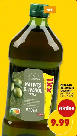 PENNY Orto mio XXL natives olivenöl Angebot
