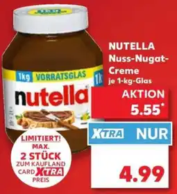Kaufland Nutella nuss-nugat creme Angebot