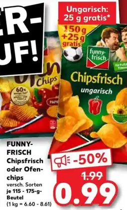 Kaufland Funny frisch chipsfrisch oder ofenchips Angebot