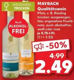 Kaufland Maybach qualitätswein Angebot