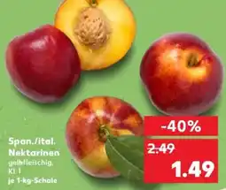 Kaufland Span./ital. Nektarinen Angebot