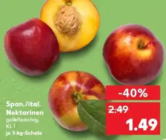 Kaufland Span./ital. Nektarinen Angebot