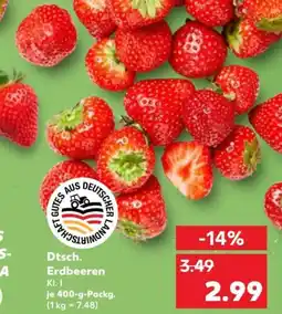 Kaufland Dtsch. Erdbeeren Angebot