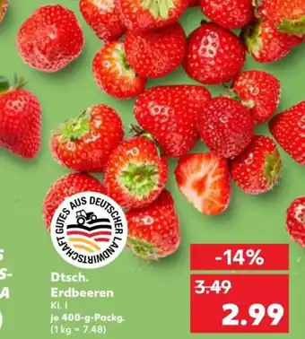 Kaufland Dtsch. Erdbeeren Angebot