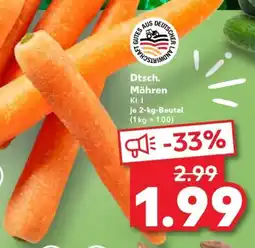 Kaufland Dtsch. Möhren Angebot