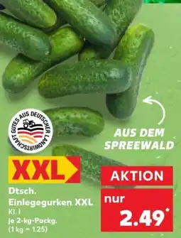 Kaufland Dtsch. Einlegegurken XXL Angebot