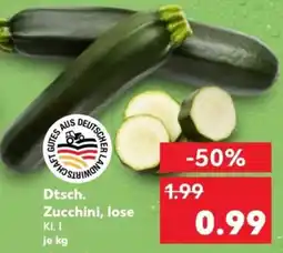 Kaufland Dtsch. Zucchini, lose Angebot