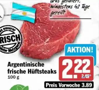 HIT Argentinische frische Hüftsteaks Angebot