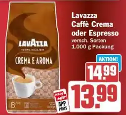 HIT Lavazza Caffè Crema oder Espresso Angebot