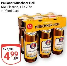 Globus Paulaner Münchner Hell Angebot