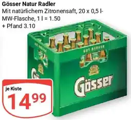 Globus Gösser Natur Radler Angebot
