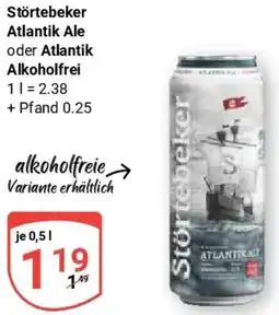 Globus Störtebeker Atlantik Ale oder Atlantik Alkoholfrei Angebot