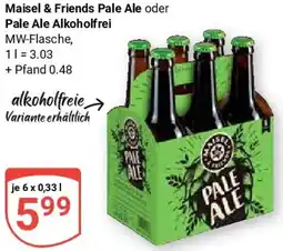 Globus Maisel & Friends Pale Ale oder Pale Ale Alkoholfrei Angebot