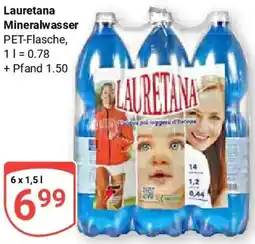 Globus Lauretana Mineralwasser Angebot
