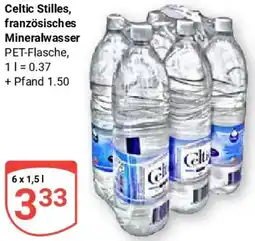 Globus Celtic Stilles, französisches Mineralwasser Angebot