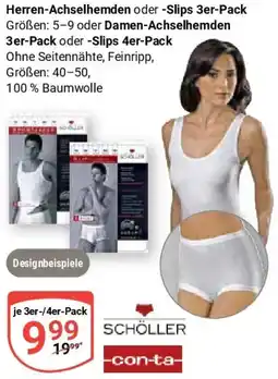 Globus Herren-Achselhemden oder Slips oder Damen-Achselhemden Angebot