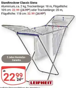 Globus LEIFHEIT Standtrockner Classic Siena Angebot