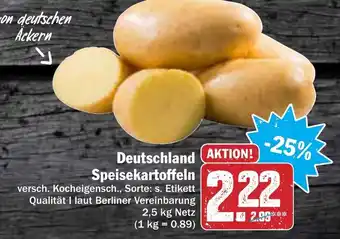 AEZ Deutschland Speisekartoffeln 2,5kg Angebot