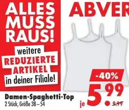 Mäc Geiz Damen-Spaghetti-Top Angebot
