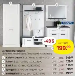 ROLLER Garderobenprogramm Angebot