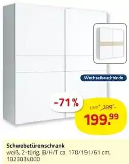 ROLLER Schwebetürenschrank Angebot