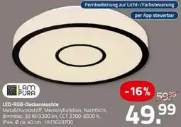 ROLLER LAM PURA LED-RGB-Deckenleuchte Angebot