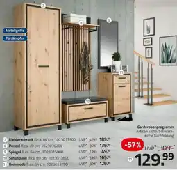 ROLLER Garderobenprogramm Angebot