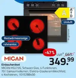 ROLLER MICAN Einbauherdset Angebot