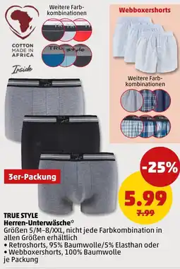PENNY TRUE STYLE Herren-Unterwäsche Angebot