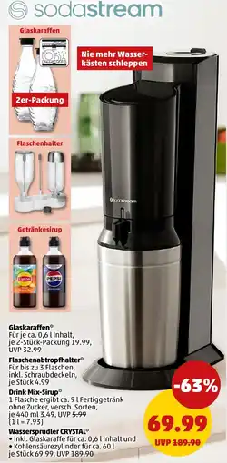 PENNY Sodastream Wassersprudler CRYSTAL Angebot