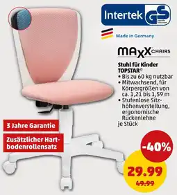 PENNY MAXX CHAIRS Stuhl für Kinder TOPSTAR Angebot