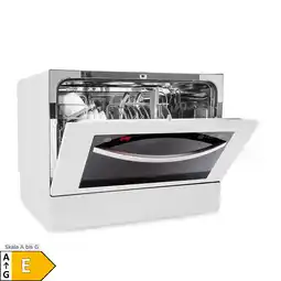 Netto Marken-Discount Havasia UV 6 Luminance Geschirrspüler UV Glasfront freistehend 1380W Weiß Angebot