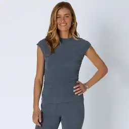 NKD Damen-T-Shirt mit seitlicher Raffung Angebot