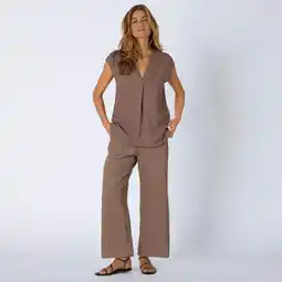 NKD Damen-Caprihose aus Viskose-Leinen-Mix Angebot