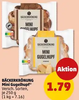 PENNY BÄCKERKRÖNUNG Mini Gugelhupf Angebot