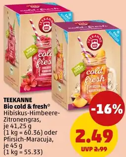 PENNY TEEKANNE Bio cold & fresh Angebot