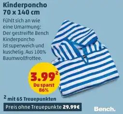 PENNY Bench Kinderponcho Angebot