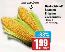HIT Deutschland/ Spanien Frischer Zuckermais Angebot