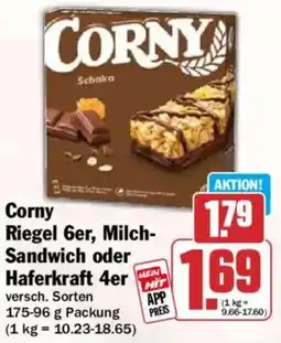 HIT Corny Riegel 6er, Milch Sandwich oder Haferkraft 4er Angebot